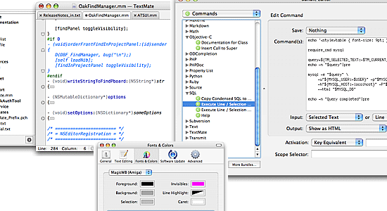 TextMate - screen shot.